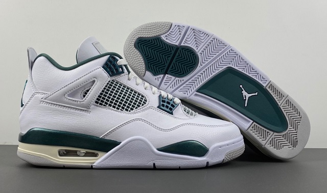 Air Jordan Retro 4 SuperA Oxidized Green